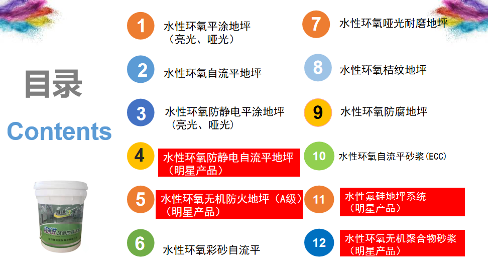 江蘇雅邦水性環氧地坪漆全系列產品介紹